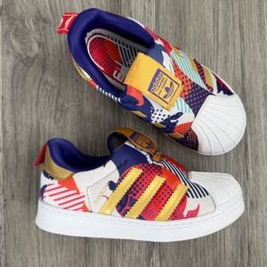 adidas Superstar 360 Toddler Sneakers Slip On Shell Toe Chinese New Year Size C8